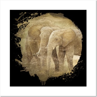 Elephant Animal Wildlife Jungle Nature Adventure Discovery Posters and Art